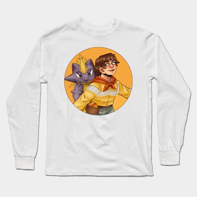 Electric Trainer Long Sleeve T-Shirt by paperstarzz